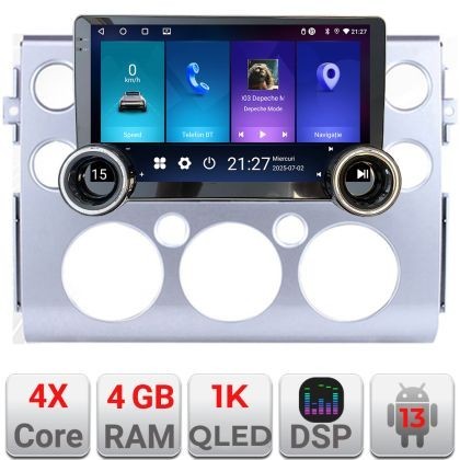 Navigatie Toyota FJ Cruiser 2006-2020 Edotec 4+64 10.5 inch Incell 1K android Wifi 5Ghz gps internet Kit-fj-cruiser CarStore Technology