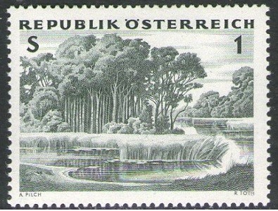 C1470 - Austria 1962 - Peisaj(1/3) neuzat,perfecta stare foto