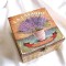 Cutie lemn decorata cu flori de lavanda 26356