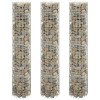 Set 3 Gossi Strat Inaltat Gabion &Oslash;30x150cm Otel Galvanizat Argintiu Circular Ghiveci Gradina
