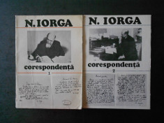 NICOLAE IORGA - CORESPONDENTA 2 volume foto