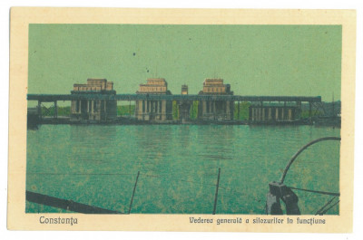 5012 - CONSTANTA, Silozurile, Romania - old postcard - unused foto