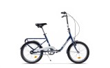 Bicicleta Pliabila Pegas Practic Retro 3S, Albastru Cobalt, Cadru Otel, 20 Inch, Unisex, Shimano Nexus