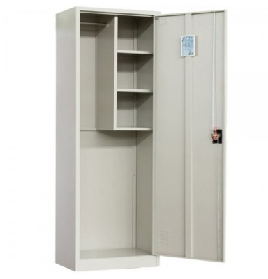 Dulap metalic materiale curatenie PREMIUM AC60, 600x400x1800 mm, neasamblat, inchidere 3 puncte+Cadou! (Galeata+Storcator+Mop) foto