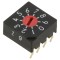 &Icirc;ntrerupător codificare PCB THT 2,54mm