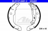 Set saboti frana PEUGEOT 207 (WA, WC) (2006 - 2016) ATE 03.0137-0491.2