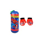 Sac de Box pentru Copii cu Mănuși, Model Spiderman, 40 x 14 cm