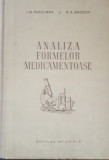 ANALIZA FORMELOR MEDICAMENTOASE - I. M. PERELMAN - ED. MEDICALA, AN 1957