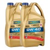Ulei motor Ravenol SSL 0W40, 10L (8L+2L gratis), 100% sintetic, Tehnologie USVO, A3/B4, VW 502 00/505 00, Porsche A40