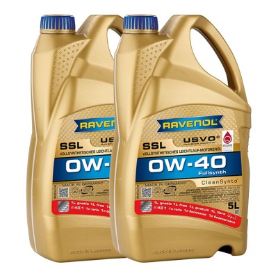 Pachet 10 litri Ulei Ravenol SSL USVO 0W40 (8+2 gratis) foto
