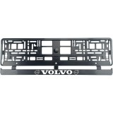 Set 2 bucati, suport numar inmatriculare carbon VOLVO, Autohelix MSA