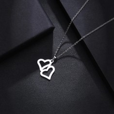 Lantisor Inox Argintiu LOVE - N1123