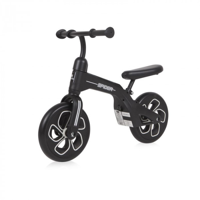 Bicicleta de tranzitie Spider, fara pedale, Black, Lorelli