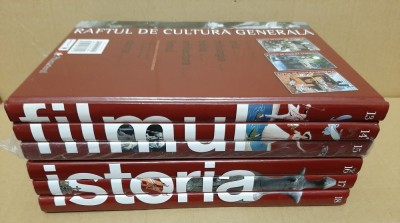6 vol. din colectia &amp;quot;Raftul de cultura generala&amp;quot; (Ed.Litera) - filmul, istoria foto