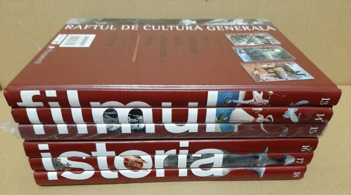 6 vol. din colectia &quot;Raftul de cultura generala&quot; (Ed.Litera) - filmul, istoria