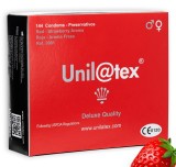 Unilatex-Roșu/Căpșuni Prezervative 144 Unități