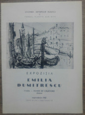 Expozitia Emilia Dumitrescu, Italia - schite de calatorie/ 1960 foto