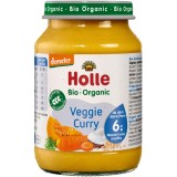 Holle Curry Vegan pentru Copii 6 Luni Fara Gluten, Bio - Masă Completă Legume 190g