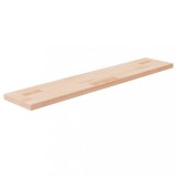 VidaXL Poliță, 100x20x2,5 cm, lemn masiv de stejar netratat