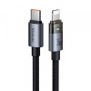 Cablu Date si Incarcare USB-C - Lightning McDodo CA-6940, 36W, 1.2m, Negru, Apple