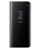 Husa Clearview Tip Carte Neagra Samsung Galaxy S8 Plus, Protectie Completa, Termoplastic