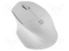 Mouse wireless alb NATEC USB A, optic, 3 butoane, rază 10m