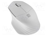 Mouse wireless alb NATEC USB A, optic, 3 butoane, rază 10m