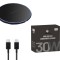 Incarcator Wireless Fast Charging Pad QI, 15W, Negru