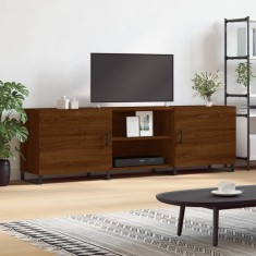 vidaXL Comoda TV, stejar maro, 150x30x50 cm, lemn compozit foto