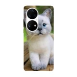 Husa compatibila cu Huawei Nova Y70 model Smol cat, Silicon, TPU, Viceversa, Transparent, Carcasa