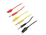 Cabluri de măsurare Umax 30V 2A 0,9m neizolat