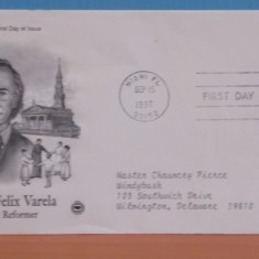 U.S.A. - FDC CIRCULAT, 1997 - PADRE FELIX VARELA - SOCIAL REFORMER.