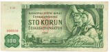Cehoslovacia 100 Korun 1961 P-91 Seria 103220