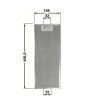 Filtru Hota Aluminiu Lavabil Whirlpool AKR749 45.6x18.5cm Compatibil AKR749IX WH NB Metalic