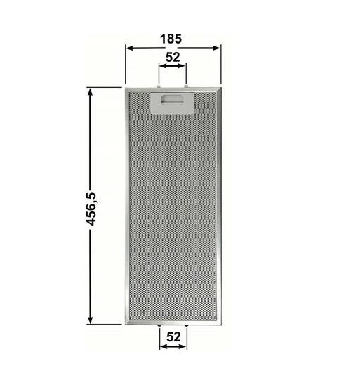 Filtru de aluminiu lavabil hota incorporabila Whirlpool AKR749 - 1 buc
