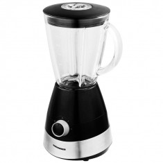 Blender Heinner HBL-550S, 550 W, 1.5 l, 2 viteze, Negru/Argintiu