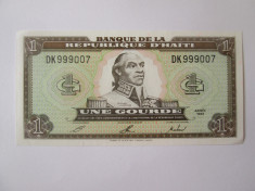 Haiti 1 Gourde 1993 UNC foto