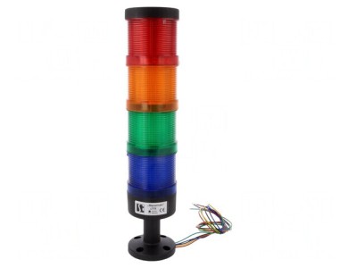 Coloană de semnalizare LED 24VDC IP65 LT70 foto