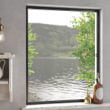 vidaXL Plasă de insecte pentru feronerie Antracită 110 x 130 cm 42034117
