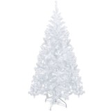 Brad Artificial de Craciun Alb cu 400 de Ramuri - 1.5 m, Oem