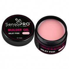 Gel Camuflaj Unghii SensoPRO Milano 15ml - Milky Pink