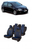 Cumpara ieftin Set huse scaune Piele ecologica cu textil VW Golf V (2003-2009) Negru -Albastru, Umbrella