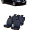 Set huse scaune Piele ecologica cu textil VW Golf V (2003-2009) Negru -Albastru
