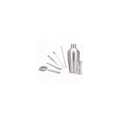 Set shaker pentru bar, 6 elemente, inox, argintiu, Kinghoff foto