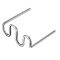 Set 100 capse metalice pentru pistol de sudat plastic, model S, 0.8 mm, otel, argintiu