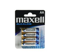 Baterie Maxell Alkaline AA R6 1,5V alcalina set 4 buc.