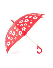 Umbrela copii imprimeu Floral Rosu foto