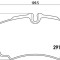 BREMBO P A6 023 PRIME LINE set placute frana,frana disc