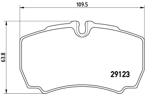 BREMBO P A6 023 PRIME LINE set placute frana,frana disc