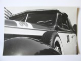 Rară! Fotografie originală 172 x 113 mm din anii 80 cu automobil de epoca participant la Raliul Automobile de Epoca